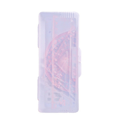 Izdržljivi studentski set alata za crtanje, prozirno ravnalo za crtanje od 4 komada za studenta inženjera