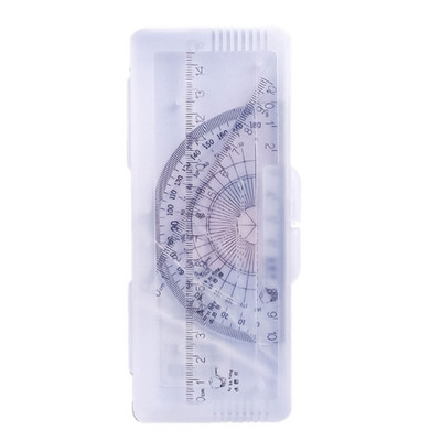 Το σετ σχεδίασης μαθητών 4 τμημάτων περιλαμβάνει ίσιο χάρακα Τριγωνικό μοιρογνωμόνιο χάρακα Γεωμετρία μαθηματικών εργαλείων για σχεδίαση μαθητών