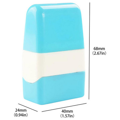 Identiteedivarguse kaitse rulltempel Konfidentsiaalne rulltempel Privaatsuse turvatempel vargusvastane isikutunnistuse pimendamise turvalisus