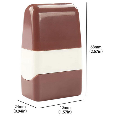 Identiteedivarguse kaitse rulltempel Konfidentsiaalne rulltempel Privaatsuse turvatempel vargusvastane isikutunnistuse pimendamise turvalisus