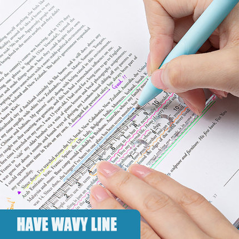 4 tk / komplekt AIHAO LB00494 Rilakkuma joonlaua komplekt Plastikust geomeetria matemaatika ruut Joonistamine kompass kirjatarbed nurga joonlauad kooli