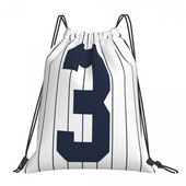 Numeris 3 Pinstripe Design Virvelė Krepšiai Kuprinės Mergaičių Krepšys Individualūs Krepšiai Moteriška kuprinė Individualizuota kuprinė