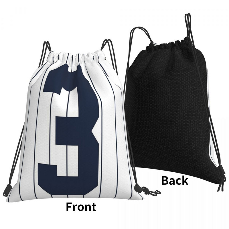 Numeris 3 Pinstripe Design Virvelė Krepšiai Kuprinės Mergaičių Krepšys Individualūs Krepšiai Moteriška kuprinė Individualizuota kuprinė