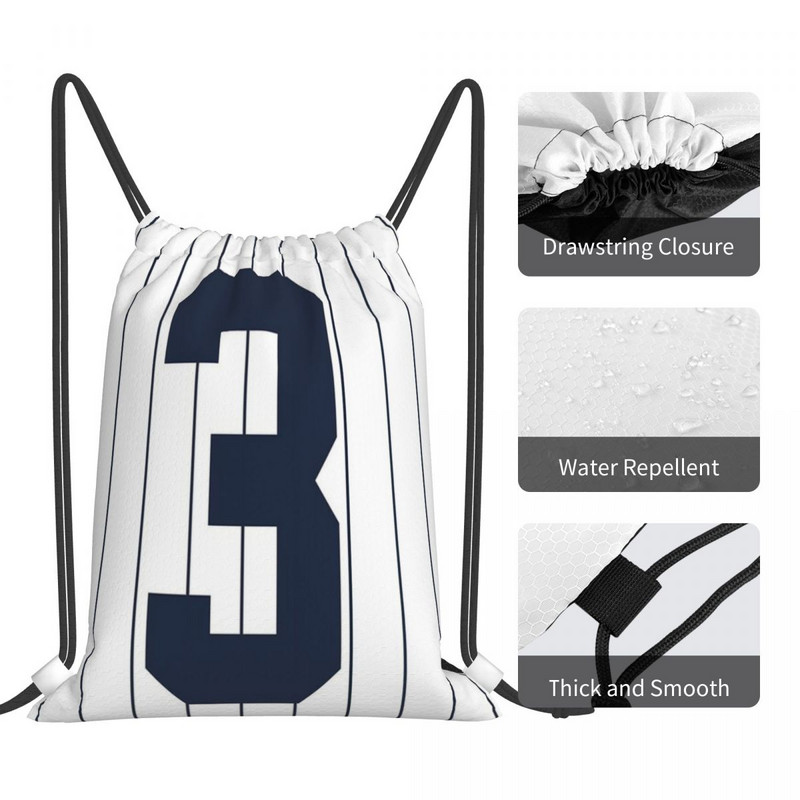 Numeris 3 Pinstripe Design Virvelė Krepšiai Kuprinės Mergaičių Krepšys Individualūs Krepšiai Moteriška kuprinė Individualizuota kuprinė