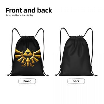 The Legend Of Zeldas Drawstring Backpack Ανδρικά Γυμναστήριο Σακίδιο Φορητό βιντεοπαιχνίδι Sword Skyward Triforce Training Bag Sack