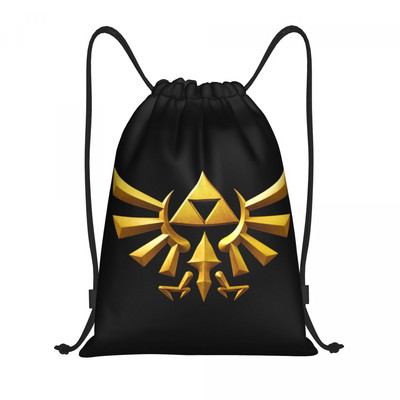The Legend Of Zeldas Drawstring Backpack Ανδρικά Γυμναστήριο Σακίδιο Φορητό βιντεοπαιχνίδι Sword Skyward Triforce Training Bag Sack