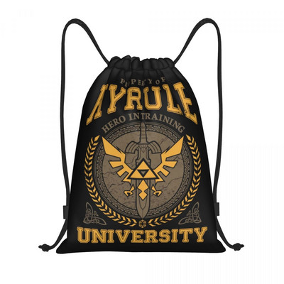 The Legend Of Zeldas Drawstring ruksak muška sportska torba za teretanu torba za prijenosne video igre Sword Skyward Triforce torba za vježbanje