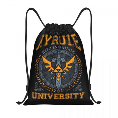 The Legend Of Zeldas Drawstring ruksak muška sportska torba za teretanu torba za prijenosne video igre Sword Skyward Triforce torba za vježbanje