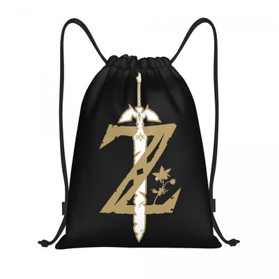 The Legend Of Zeldas Drawstring ruksak muška sportska torba za teretanu torba za prijenosne video igre Sword Skyward Triforce torba za vježbanje