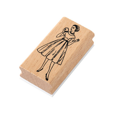 JIANWU 1 db Old Dream Iraqi Series Retro karakterek fából készült gumibélyegző kreatív barkácsnapló Scrapbooking dekor levélpapír