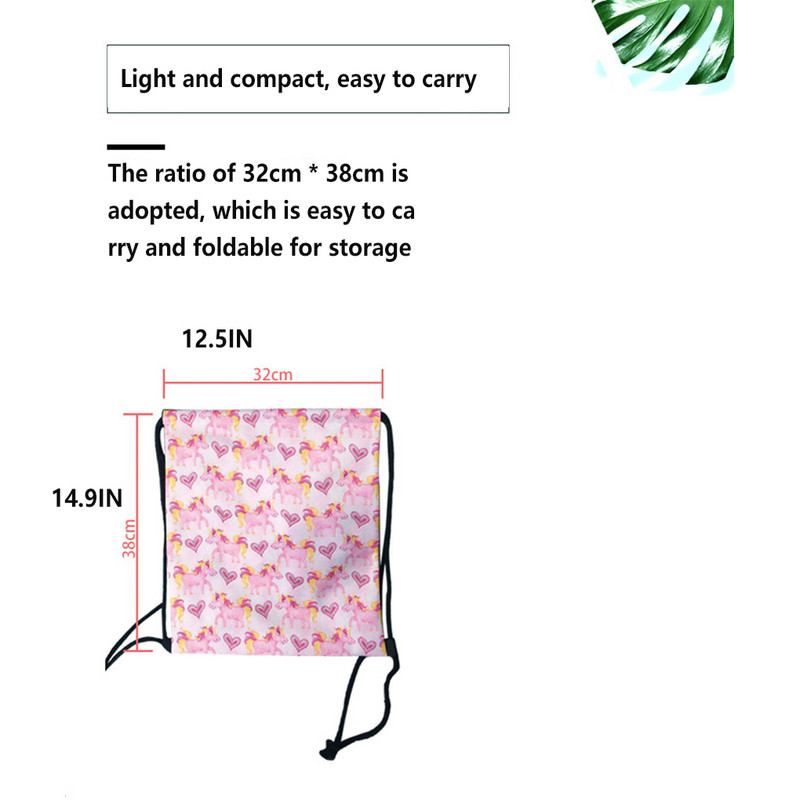 Geanta cu snur Sport Fete Baieti Rucsac Scoala Snur haine Container Depozitare Camuflaj Pachet Accesorii pentru exterior