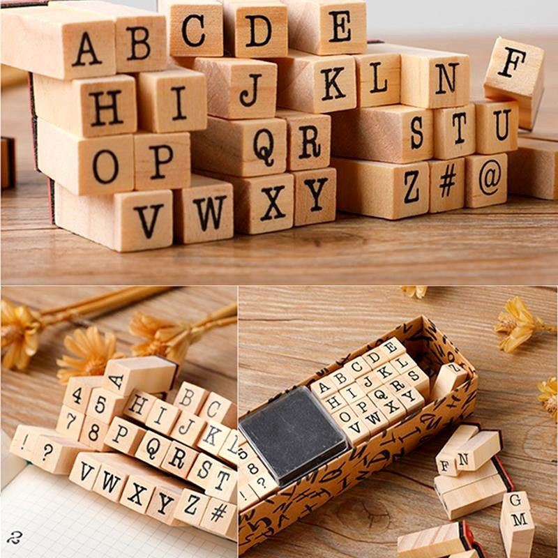 40 tk tähestiku templite komplekt, ise tinditav number täht tempel puidust ristkülik tähestiku pitser päevik Kaunistus meisterdamise väljalõigete albumi tarvikud