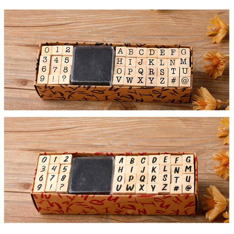 40 tk tähestiku templite komplekt, ise tinditav number täht tempel puidust ristkülik tähestiku pitser päevik Kaunistus meisterdamise väljalõigete albumi tarvikud