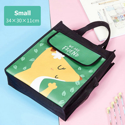 Geantă de școală Kawaii Genți portabile de cărți pentru teme pentru copii de școală Geanta de mână impermeabilă pentru studiu