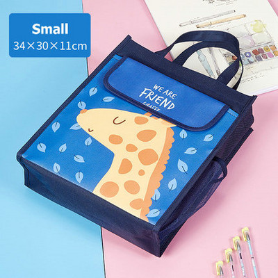 Geantă de școală Kawaii Genți portabile de cărți pentru teme pentru copii de școală Geanta de mână impermeabilă pentru studiu