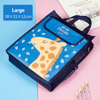 Geantă de școală Kawaii Genți portabile de cărți pentru teme pentru copii de școală Geanta de mână impermeabilă pentru studiu