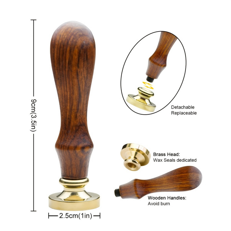 MOHAMM 1 ks Retro písmeno UZ Európsky vzor Voskovaná pečiatka na obálku s kartou, darček, DIY Umelecké remeslo, plánovanie denníka