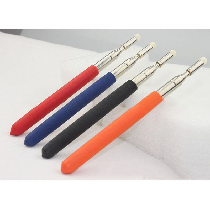 Професионална химикалка за бяла дъска Висококачествена филцова глава 1 метър Телескопична учителска показалка от неръждаема стомана Произволен цвят