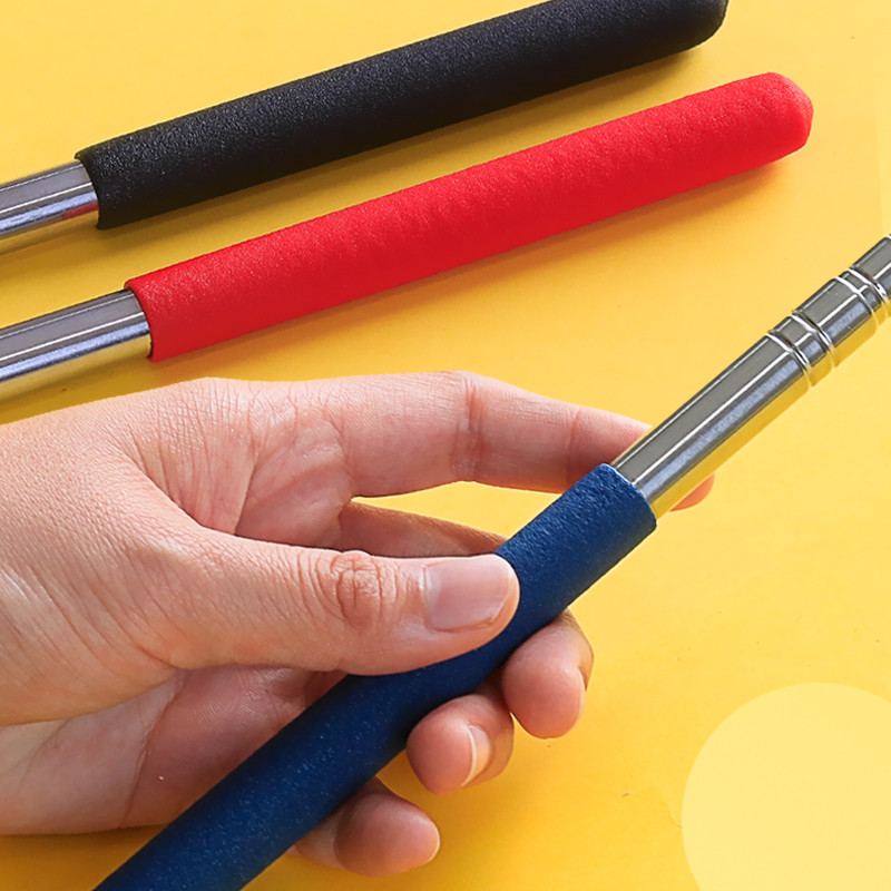 Profesionāla baltās tāfeles pildspalva 1 M izvelkama skārienjutīga skolotāja rādītāja Profesionāla kabatas stieņa rokasgrāmata karoga masta biroja rīks