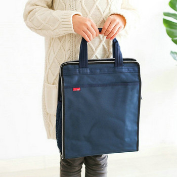 Персонализирана ученическа чанта с LOGO A4 Преносима чанта за тетрадка Водоустойчива удобна ученическа чанта