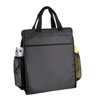 LOGO Geantă de studiu personalizată A4 Geantă portabilă pentru notebook Geantă de școală la îndemână, impermeabilă