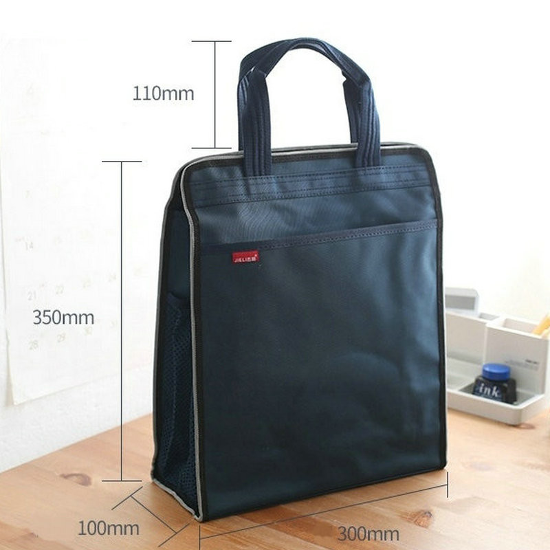 LOGO Geantă de studiu personalizată A4 Geantă portabilă pentru notebook Geantă de școală la îndemână, impermeabilă