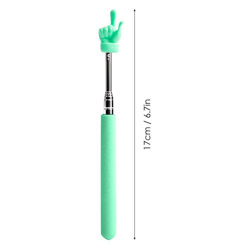 Teleskopiniai mokytojų rodyklės mini rankiniai rodyklės pirštų rodyklės Dovana mokytojams Pranešėjas praplečia dizaino klasę