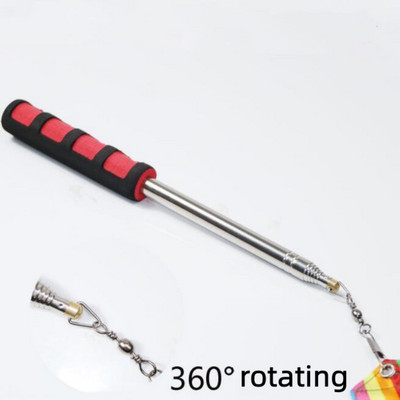 Útmutató Teleszkópos zászlórúd-mutató szalagrúd Teleszkópos rozsdamentes acél utazási tábla jelzések oktatási segédanyagok