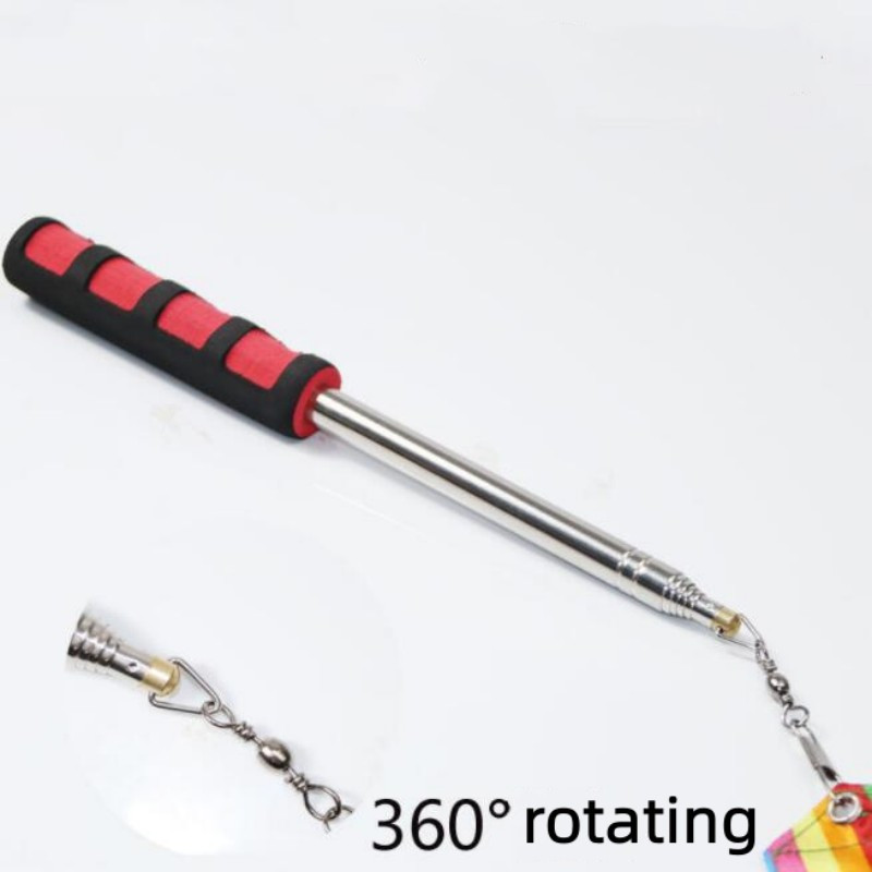 Útmutató Teleszkópos zászlórúd-mutató szalagrúd Teleszkópos rozsdamentes acél utazási tábla jelzések oktatási segédanyagok