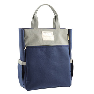 Prijenosna školska torba od Oxford tkanine A4 torba za knjige Višenamjenska velika torba Ručna torba s organizatorom datoteka na patentni zatvarač