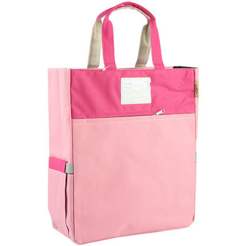 Prijenosna školska torba od Oxford tkanine A4 torba za knjige Višenamjenska velika torba Ručna torba s organizatorom datoteka na patentni zatvarač