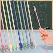 1 kutija, dizajn pokazivača prstiju za podučavanje, šarena neklizajuća plastična ručka, savitljiva dječja ručna prezenterska palica za podučavanje