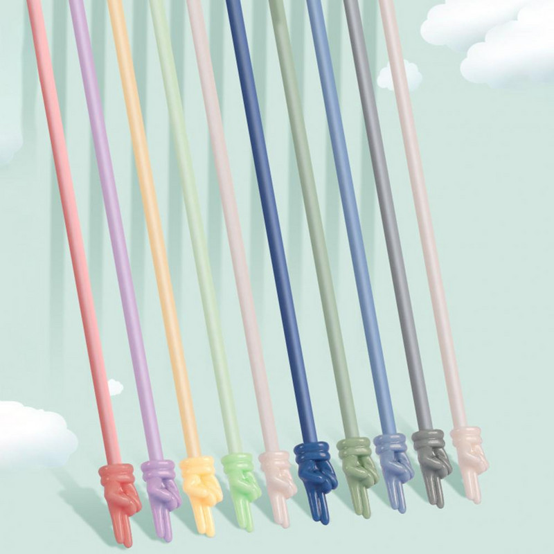 1 kutija, dizajn pokazivača prstiju za podučavanje, šarena neklizajuća plastična ručka, savitljiva dječja ručna prezenterska palica za podučavanje