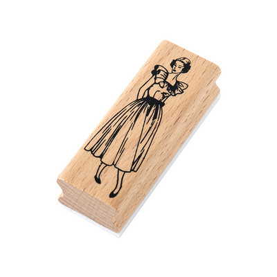 1 db Old Dream Iraqi Series Retro európai amerikai karakterek fából készült gumibélyegző kreatív barkácsnapló Scrapbooking irodaszerek