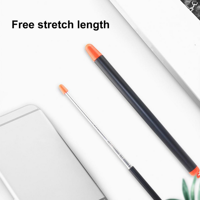 Õpetusvarras Ergonoomiline disain Stabiilne teleskoop-osuti 1/1,2m 7 liigendiga konverentsiruumi sissetõmmatav osuti