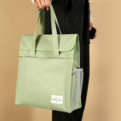 Paprasta nešiojama mokyklinė rankinė didelės talpos A4 formato knygų laikymo krepšys Oksfordo audinio vandeniui atsparus krepšys studentui