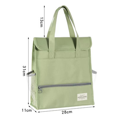 Paprasta nešiojama mokyklinė rankinė didelės talpos A4 formato knygų laikymo krepšys Oksfordo audinio vandeniui atsparus krepšys studentui