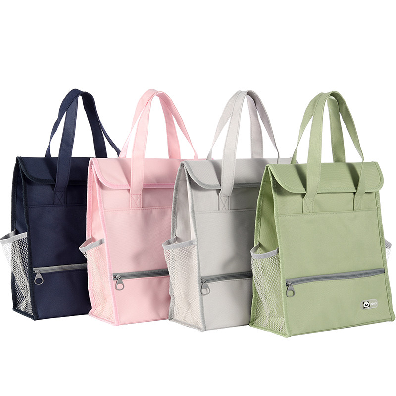 Paprasta nešiojama mokyklinė rankinė didelės talpos A4 formato knygų laikymo krepšys Oksfordo audinio vandeniui atsparus krepšys studentui