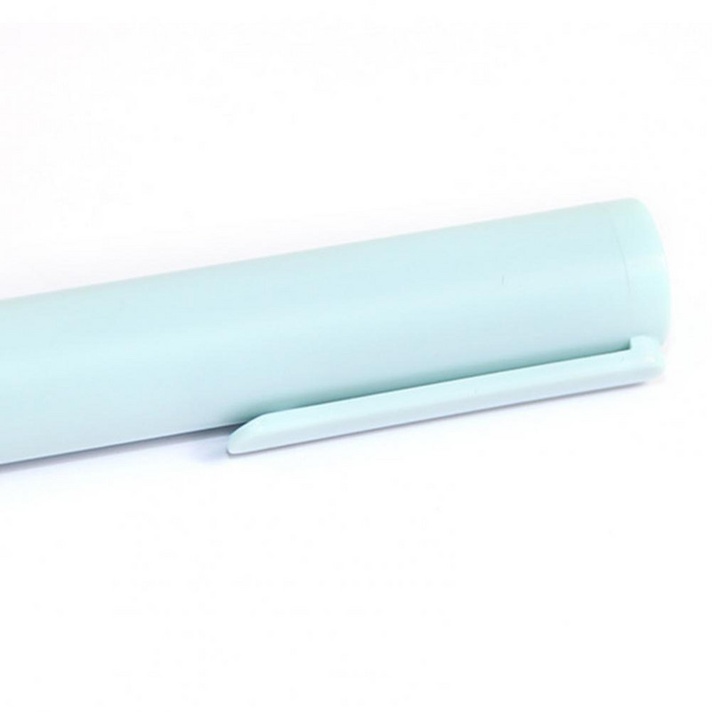 Kompaktiškas rankinio rašiklio spaustuko dizainas, pakeičiantis tvirtą rankinį pristatymo mokomąjį lazdą