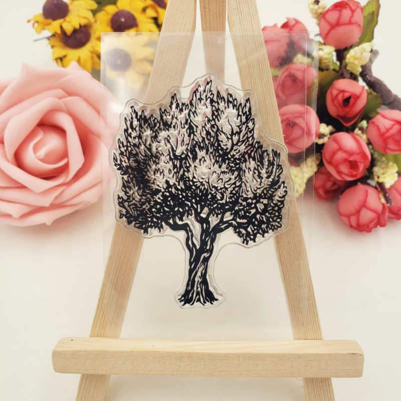 1 vnt. medžio skaidrus skaidrus silikoninis antspaudas Scrapbooking trafaretas dažymo dienoraščio priedai Dekoratyviniai biuro reikmenys mokykloms