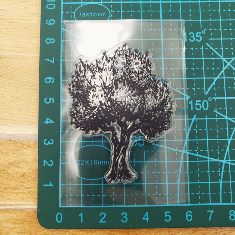 1 vnt. medžio skaidrus skaidrus silikoninis antspaudas Scrapbooking trafaretas dažymo dienoraščio priedai Dekoratyviniai biuro reikmenys mokykloms