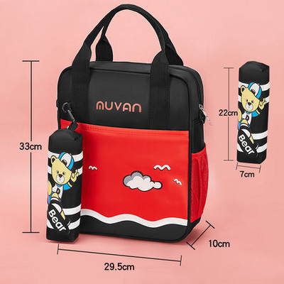 Madingos spalvos vaikiškas mokyklinis krepšys mergaitėms berniukams kuprinė mokymosi krepšys A4 knygų krepšys