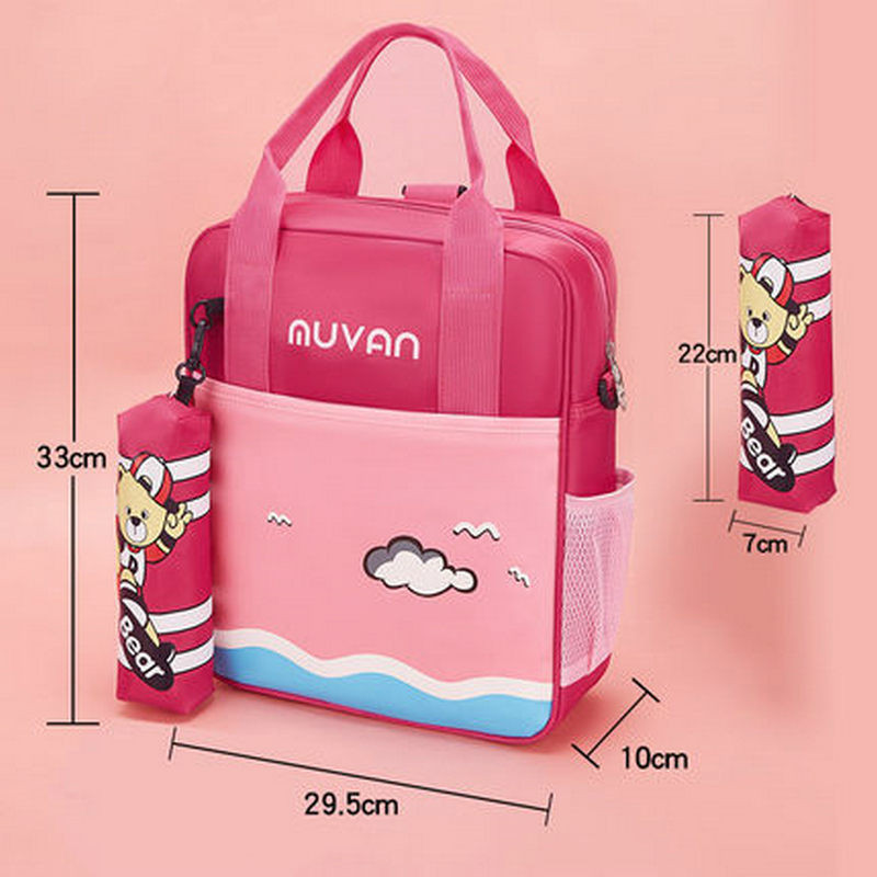 Madingos spalvos vaikiškas mokyklinis krepšys mergaitėms berniukams kuprinė mokymosi krepšys A4 knygų krepšys