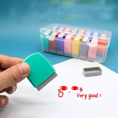 Gyermekjáték bélyegek Irodai és iskolai kellékek Rajzfilm bélyegek Kommentár bélyeg Tanítási bélyeg Bátorító Jutalom pecsét