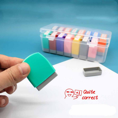 Gyermekjáték bélyegek Irodai és iskolai kellékek Rajzfilm bélyegek Kommentár bélyeg Tanítási bélyeg Bátorító Jutalom pecsét