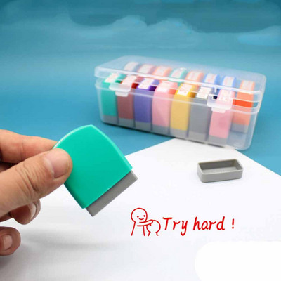 Gyermekjáték bélyegek Irodai és iskolai kellékek Rajzfilm bélyegek Kommentár bélyeg Tanítási bélyeg Bátorító Jutalom pecsét