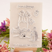 1kom Sezonske čestitke prozirni prozirni silikonski pečat rezanje DIY spomenar gumene boje reljefni dnevnik dekor za višekratnu upotrebu