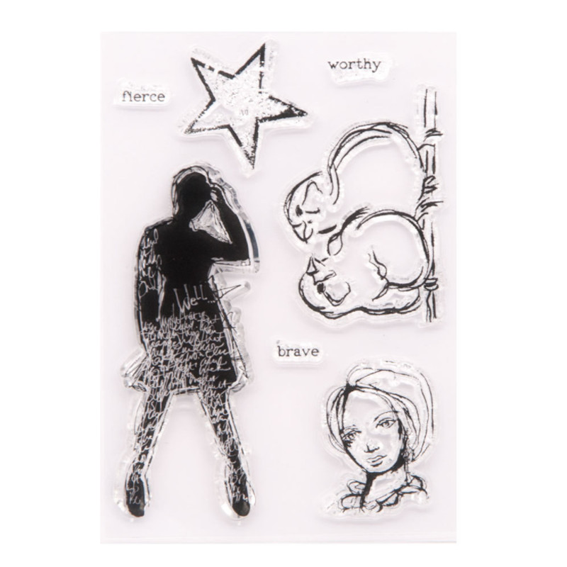 1 gab. Skaists putns, caurspīdīgs, caurspīdīgs silikona zīmogs, griešana, DIY albums, gumijas krāsošana, reljefs dienasgrāmatas dekors, atkārtoti lietojams