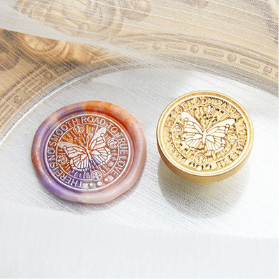 Glava marke od voštanog pečata od 1,18 inča Bakrena i mesingana markica s crtanim voštanim pečatom sa životinjama za omot za darove Kartice za spomenare Pozivnice