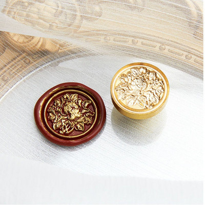 Glava marke od voštanog pečata od 1,18 inča Bakrena i mesingana markica s crtanim voštanim pečatom sa životinjama za omot za darove Kartice za spomenare Pozivnice